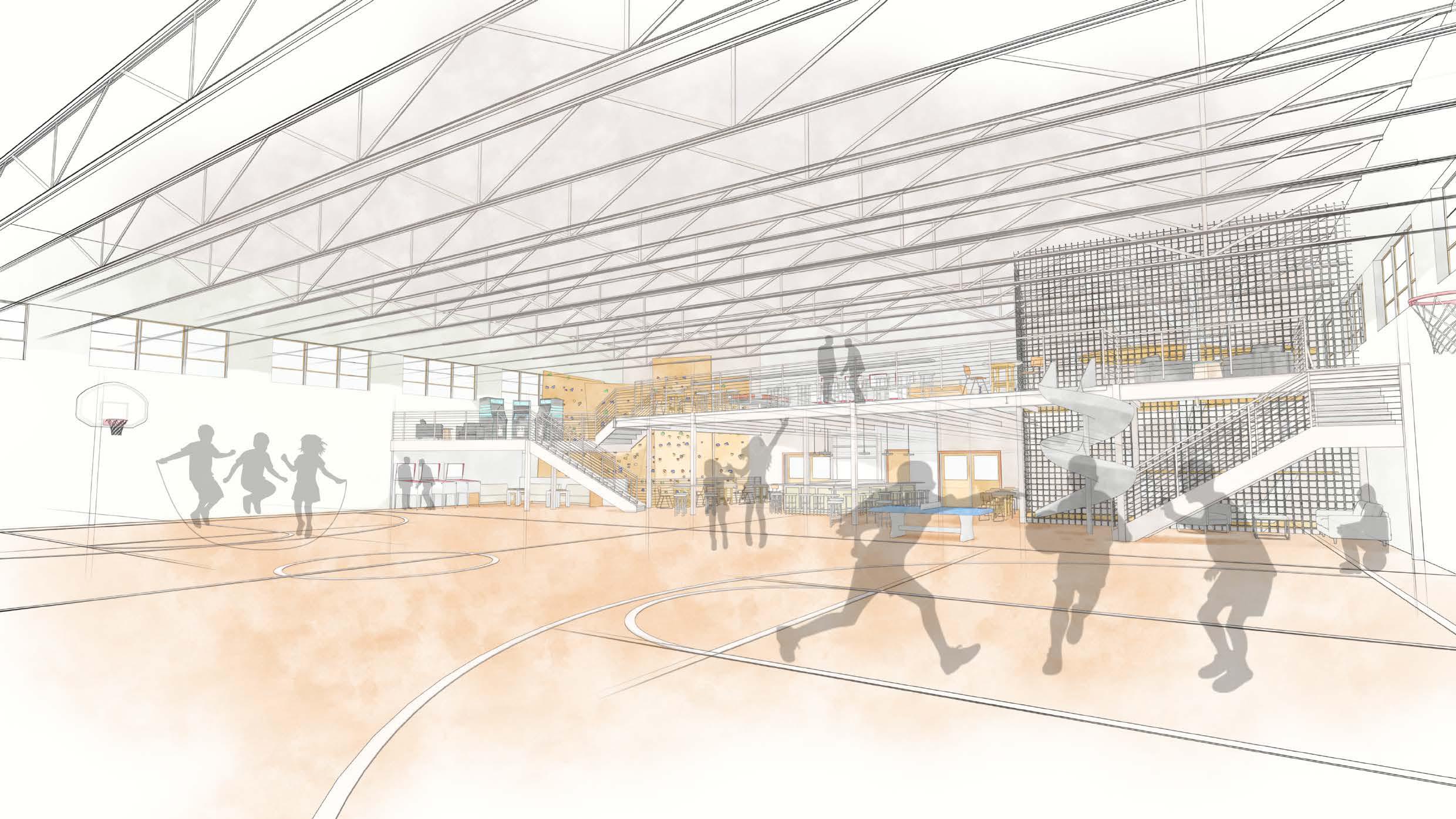 The Ballroom full court and event space