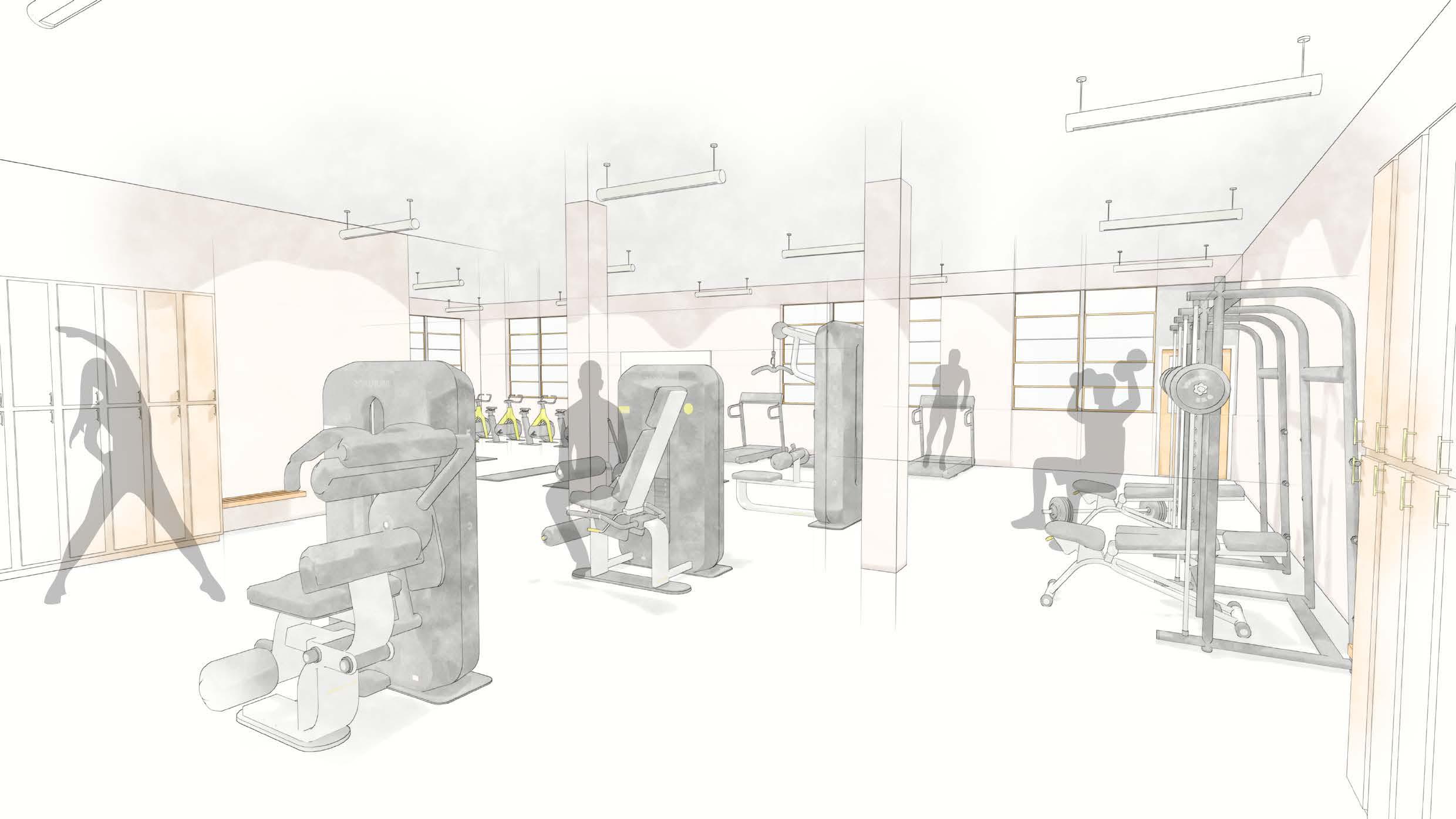 The Pump Station fitness gym and weight room